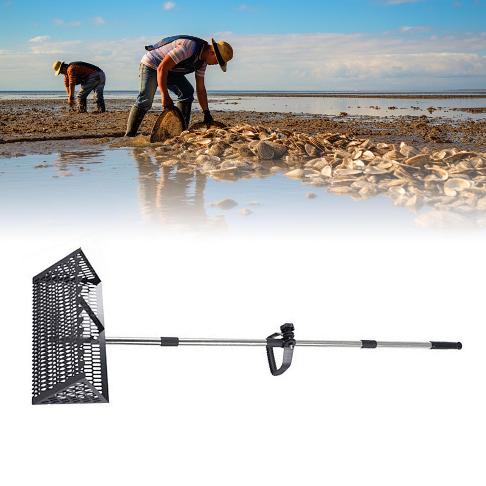 Sand Scoop Stainless Steel Beach Digging - Strandsandscheplepel van roestvrij staal, opvouwbare schepfilter