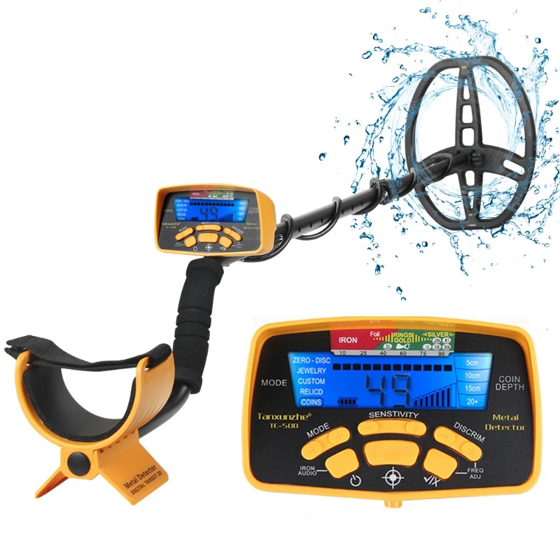 Waterproof Metal Detector Pinpointer - TC-500 Metaaldetector Waterdicht Ondergronds 100CM Professionele
