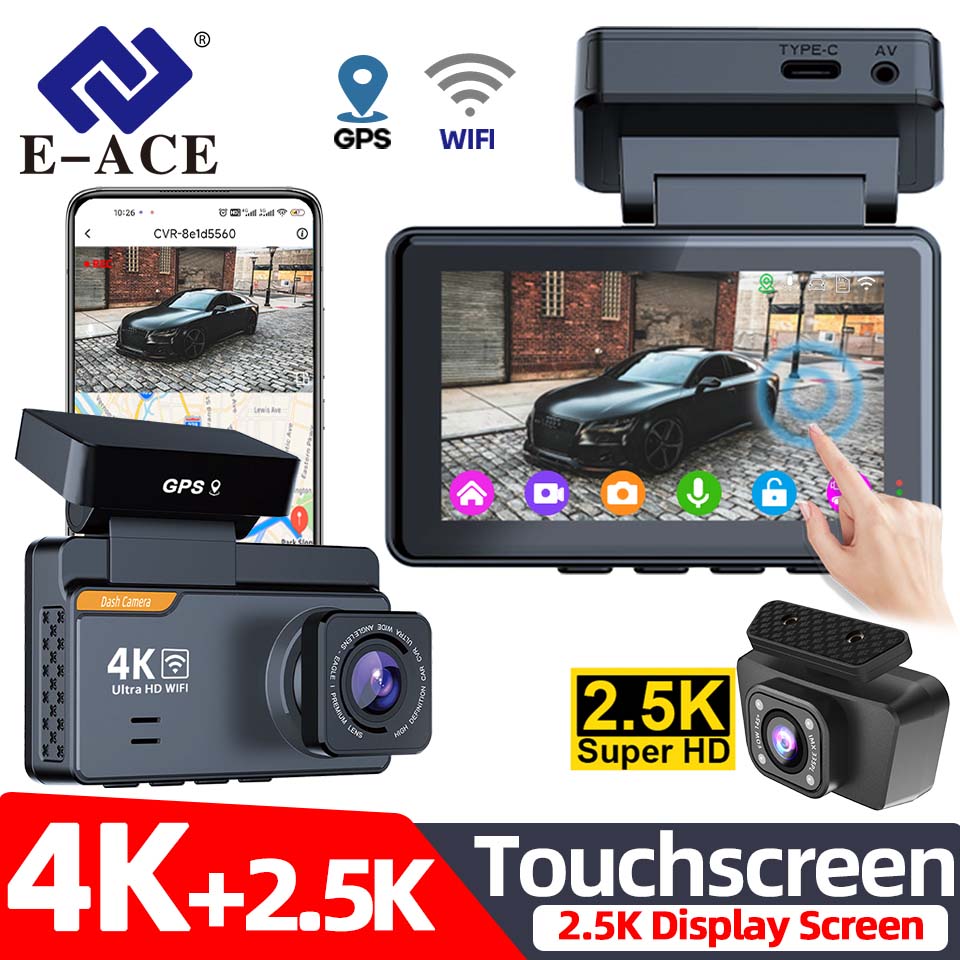 Ground Penetrating Radar Scanner - E-ACE 4K Dashcam 2.5K High-definition touchscreen