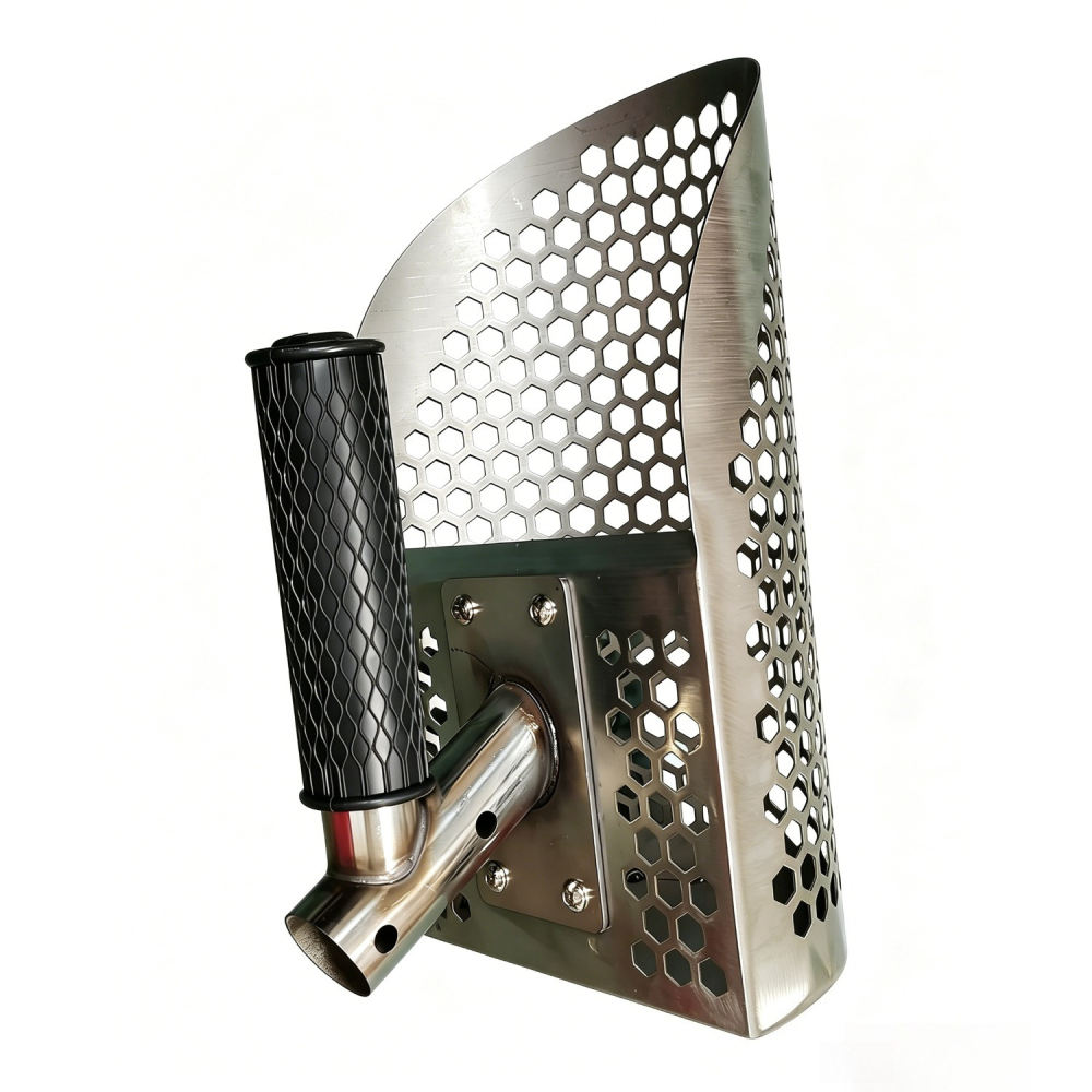 Sand Scoop Stainless Steel Beach Digging - Roestvrijstalen zandschep voor metaaldetector, strandjacht op