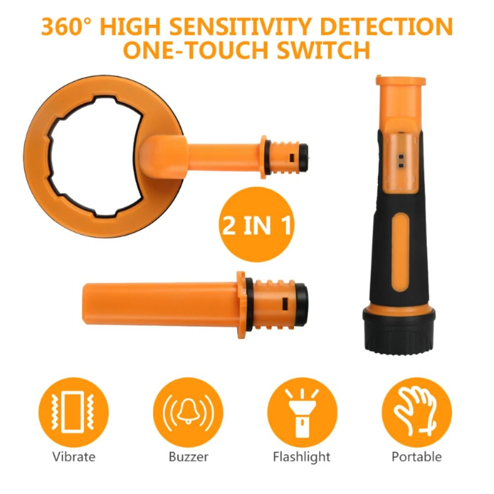 Waterproof Metal Detector Pinpointer - 2-IN-1 onderwater metaaldetector Pulse Pinpointer Inductie
