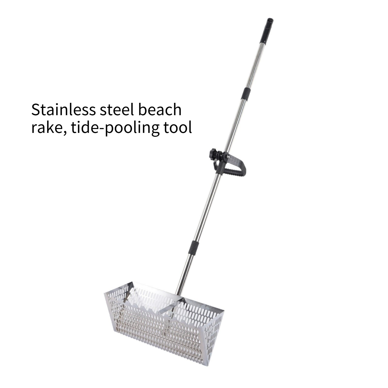 Sand Scoop Stainless Steel Beach Digging - Roestvrijstalen strandzandschep, metaaldetectiezeef, hark, schatzoekgereedschap voor