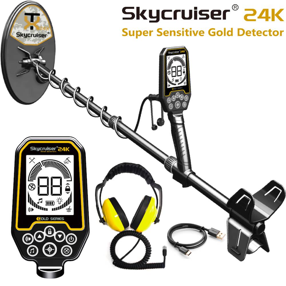 Ground Penetrating Radar Scanner - Skycruiser 24K Supergevoelige Gouddetector Placer Goudzoekende