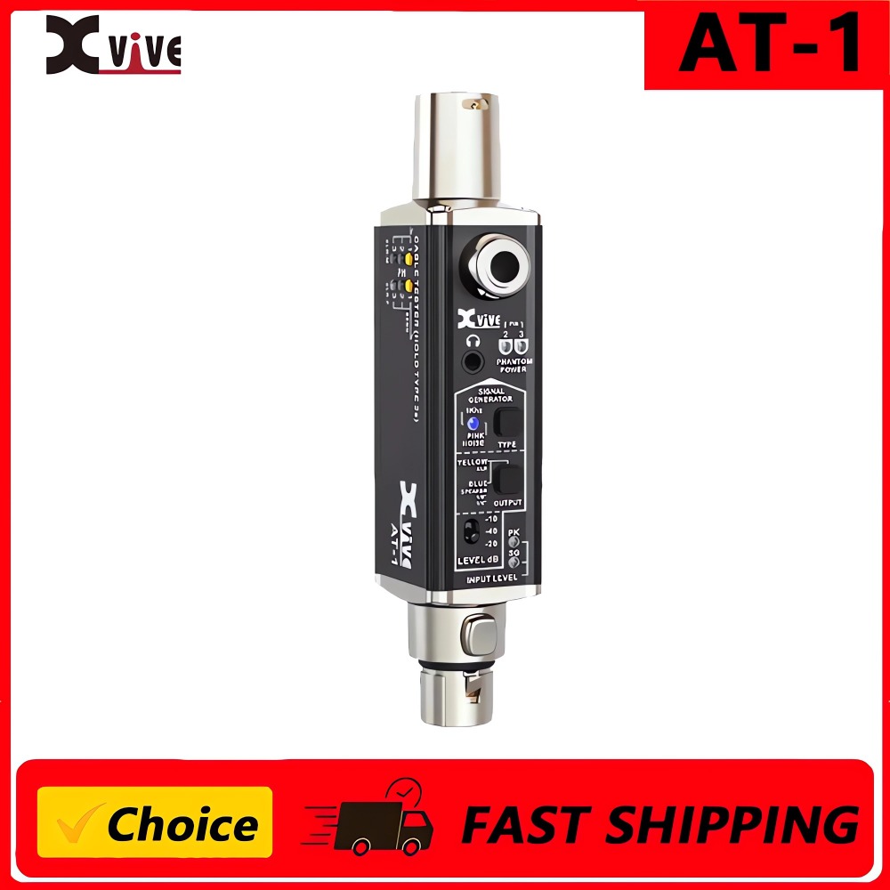 Metal Detector Headphones Audio - Xvive AT-1 Draagbare Audio Tester, Signaalgenerator,