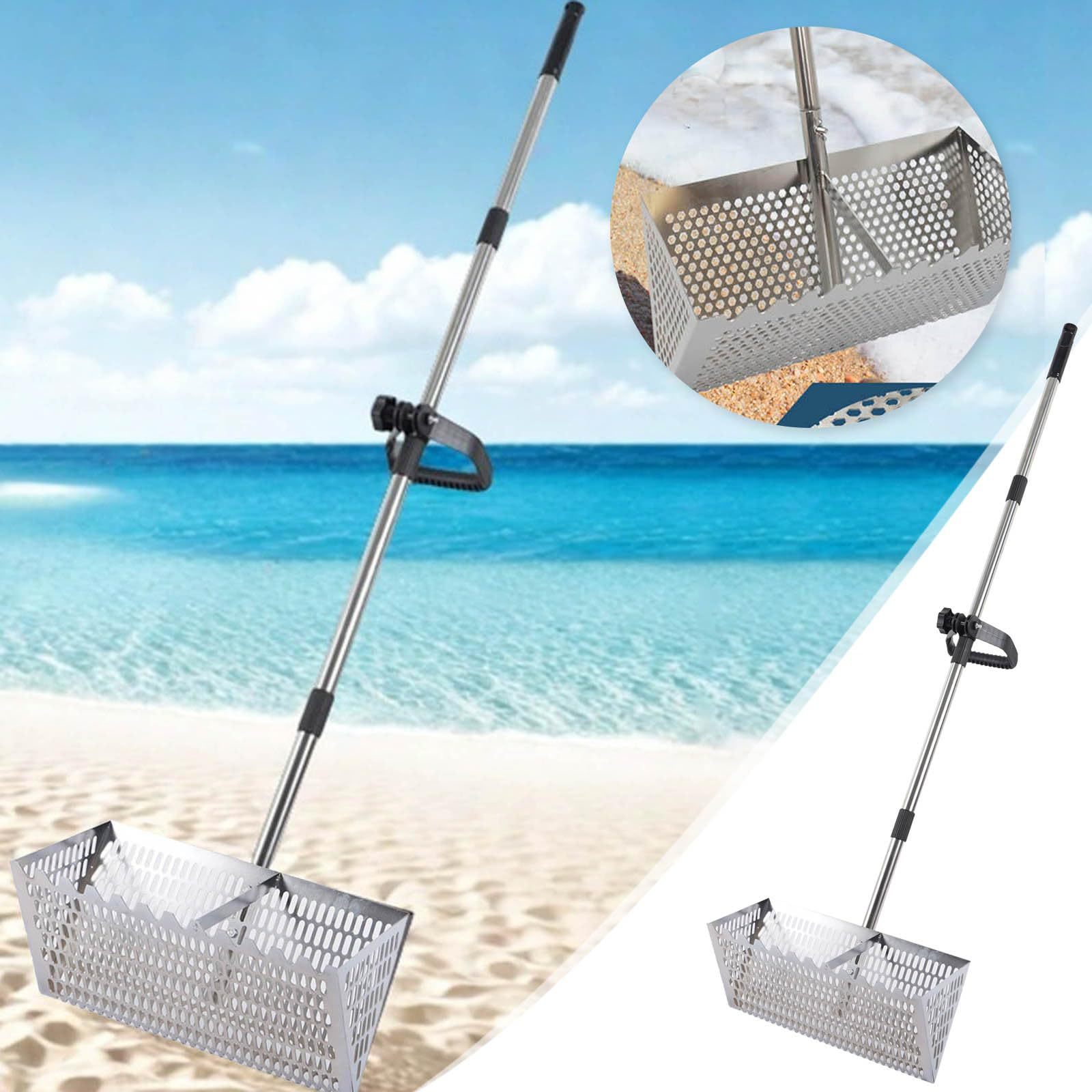 Roestvrijstalen zandzeef Opvou - Sand Scoop Stainless Steel Beach Digging recensie en prijs