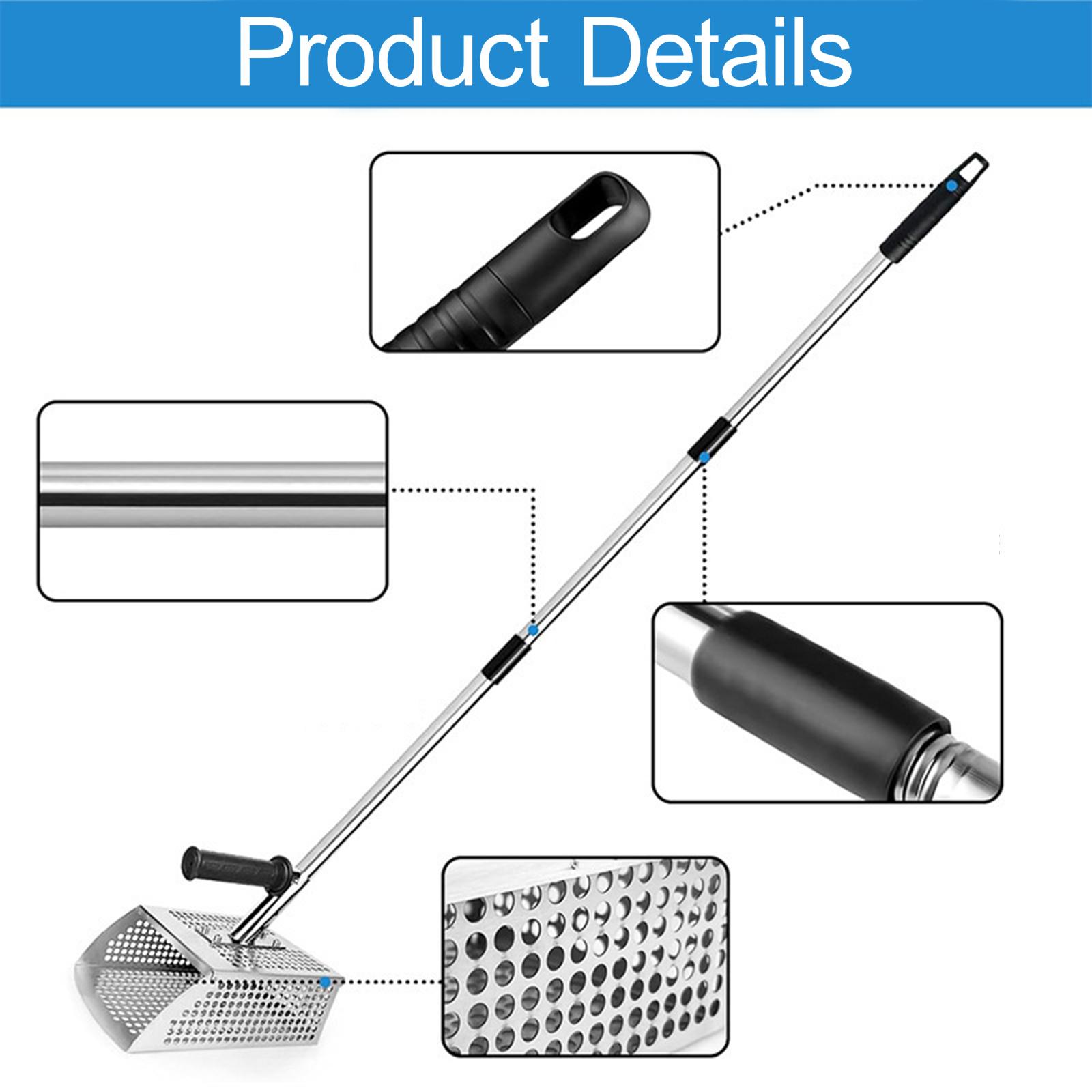 Zandgraaf met lange steel, met - Treasure Hunting Shovel Digging Tool recensie en prijs