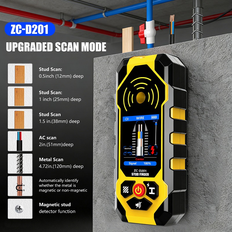 ZC-D201 Stud Finder Wandscanne - Ground Penetrating Radar Scanner recensie en prijs