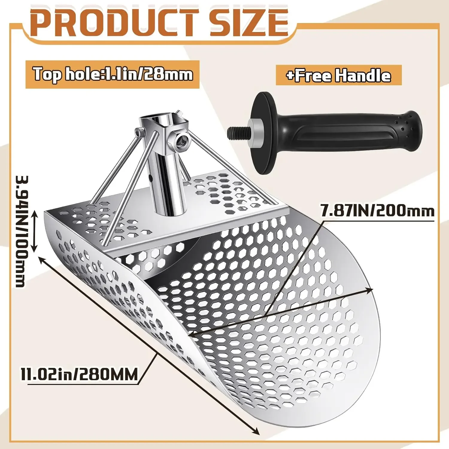 Roestvrijstalen Strandzandsche - Sand Scoop Stainless Steel Beach Digging recensie en prijs