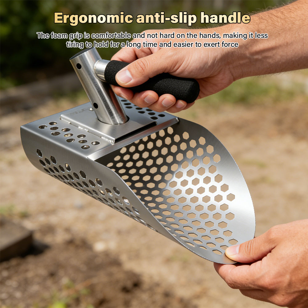 Draagbare roestvrijstalen zand - Sand Scoop Stainless Steel Beach Digging recensie en prijs