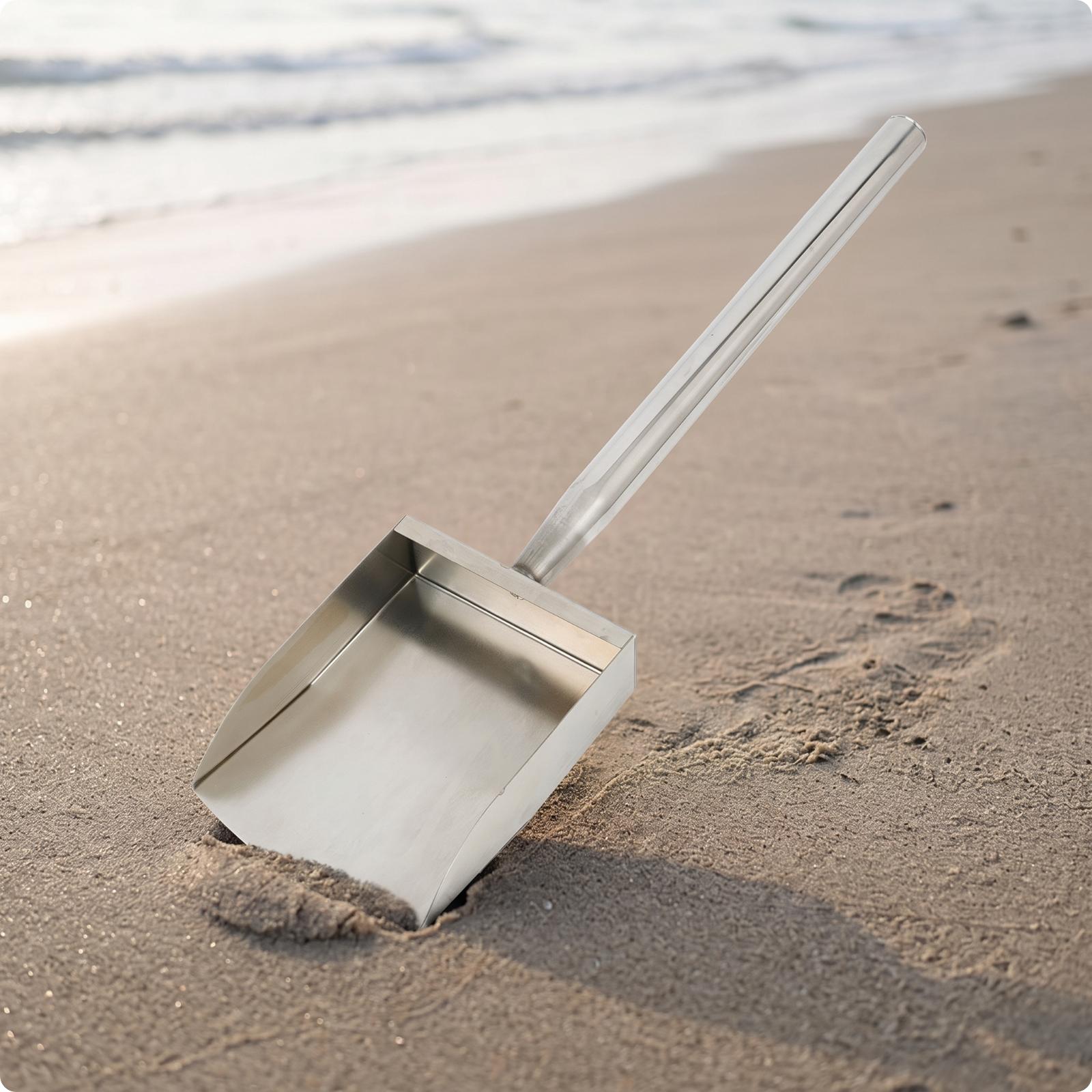Roestvrijstalen strandzandzeef - Treasure Hunting Shovel Digging Tool recensie en prijs