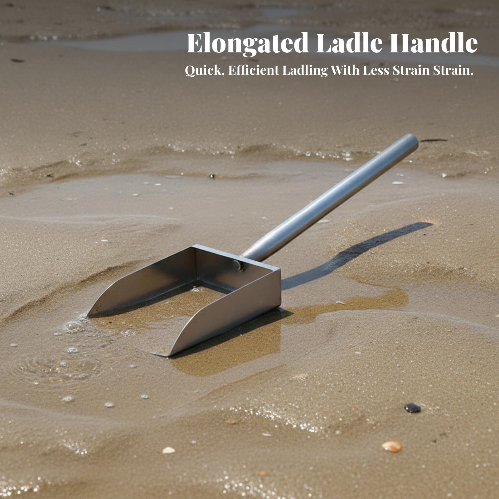 Roestvrijstalen strandzandzeef - Treasure Hunting Shovel Digging Tool recensie en prijs