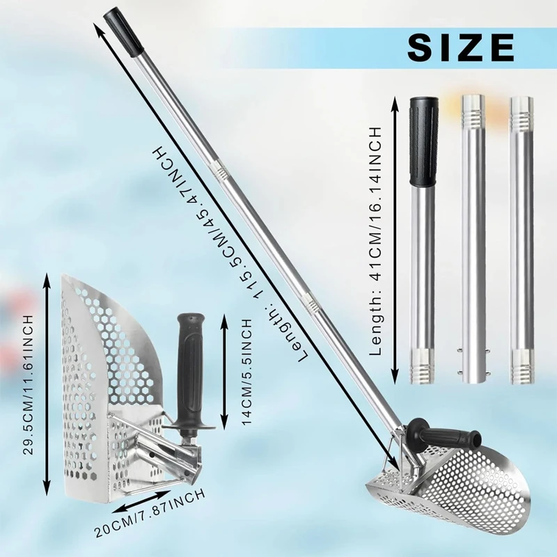 Roestvrije roestvrijstalen str - Sand Scoop Stainless Steel Beach Digging recensie en prijs