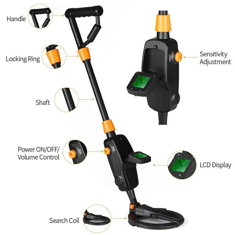 Premium MD-1008A Metaaldetecto - Waterproof Metal Detector Pinpointer recensie en prijs