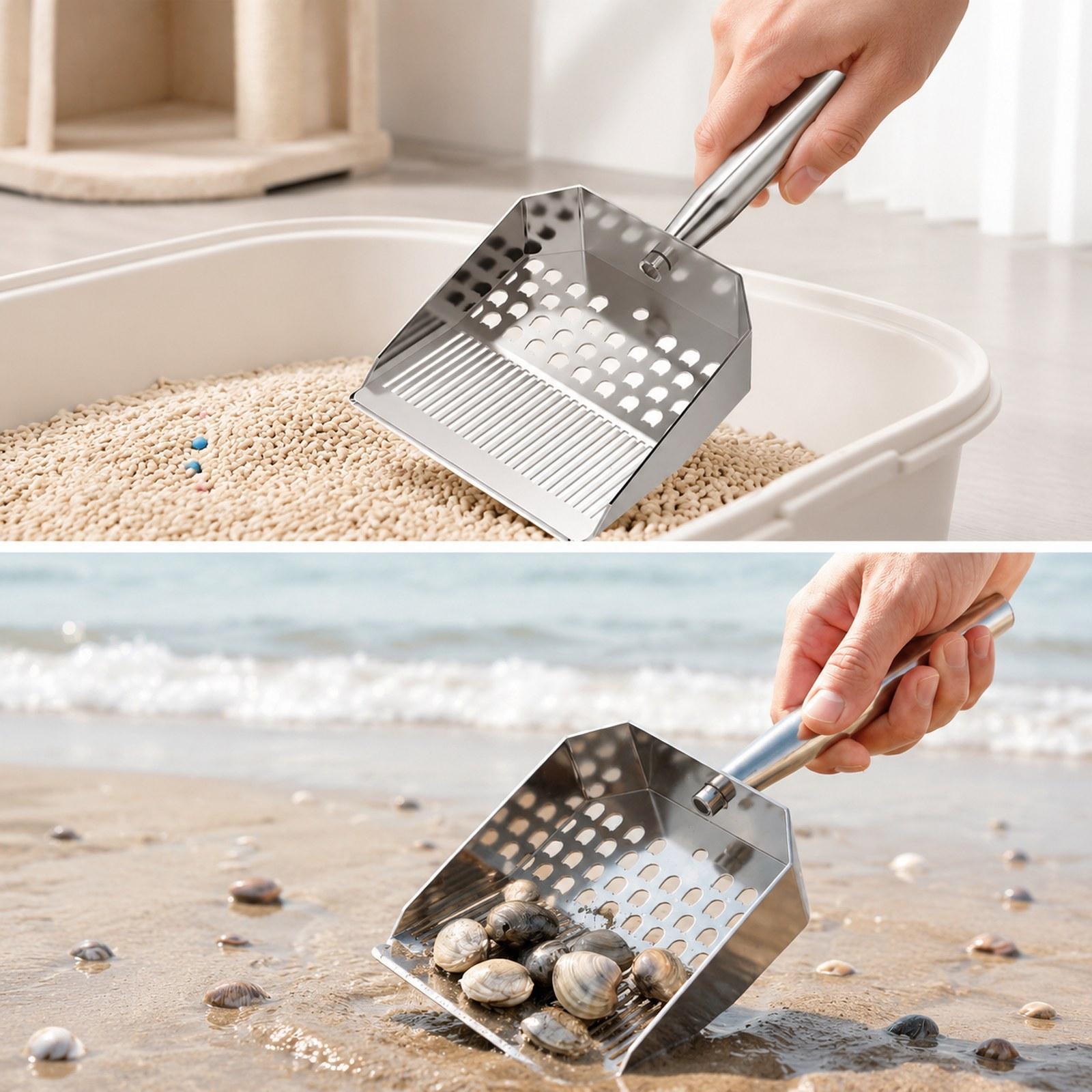 Strandschep Stevige multifunct - Sand Scoop Stainless Steel Beach Digging recensie en prijs