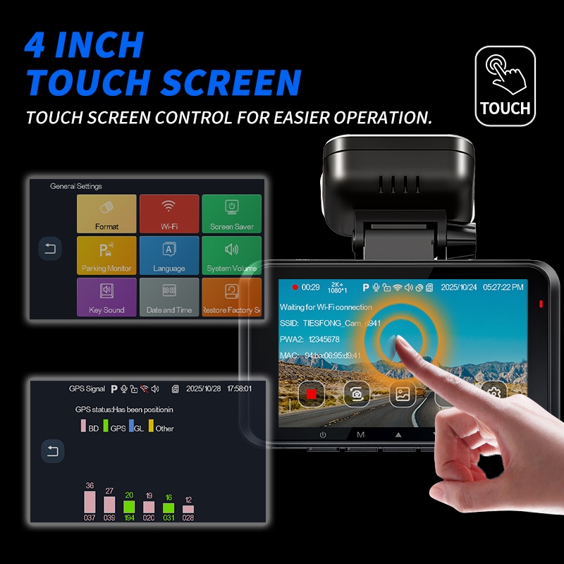 XUOIB RX4C 2K 4CH GPS Dashcam  - Ground Penetrating Radar Scanner recensie en prijs