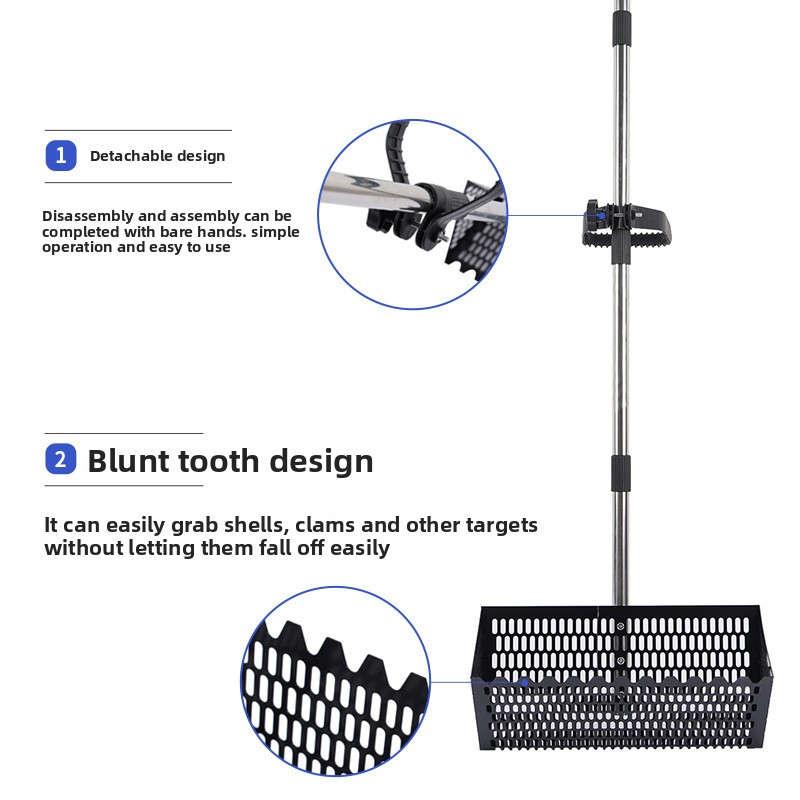 Roestvrijstalen strandzandsche - Sand Scoop Stainless Steel Beach Digging recensie en prijs