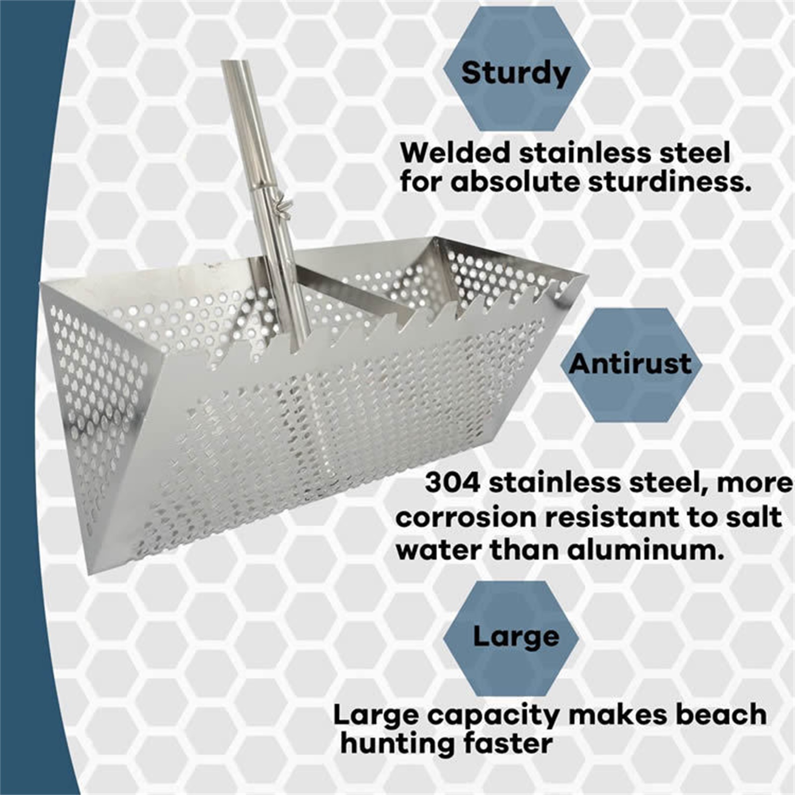 Strand Schat Jacht Zand Scoop  - Treasure Hunting Shovel Digging Tool recensie en prijs