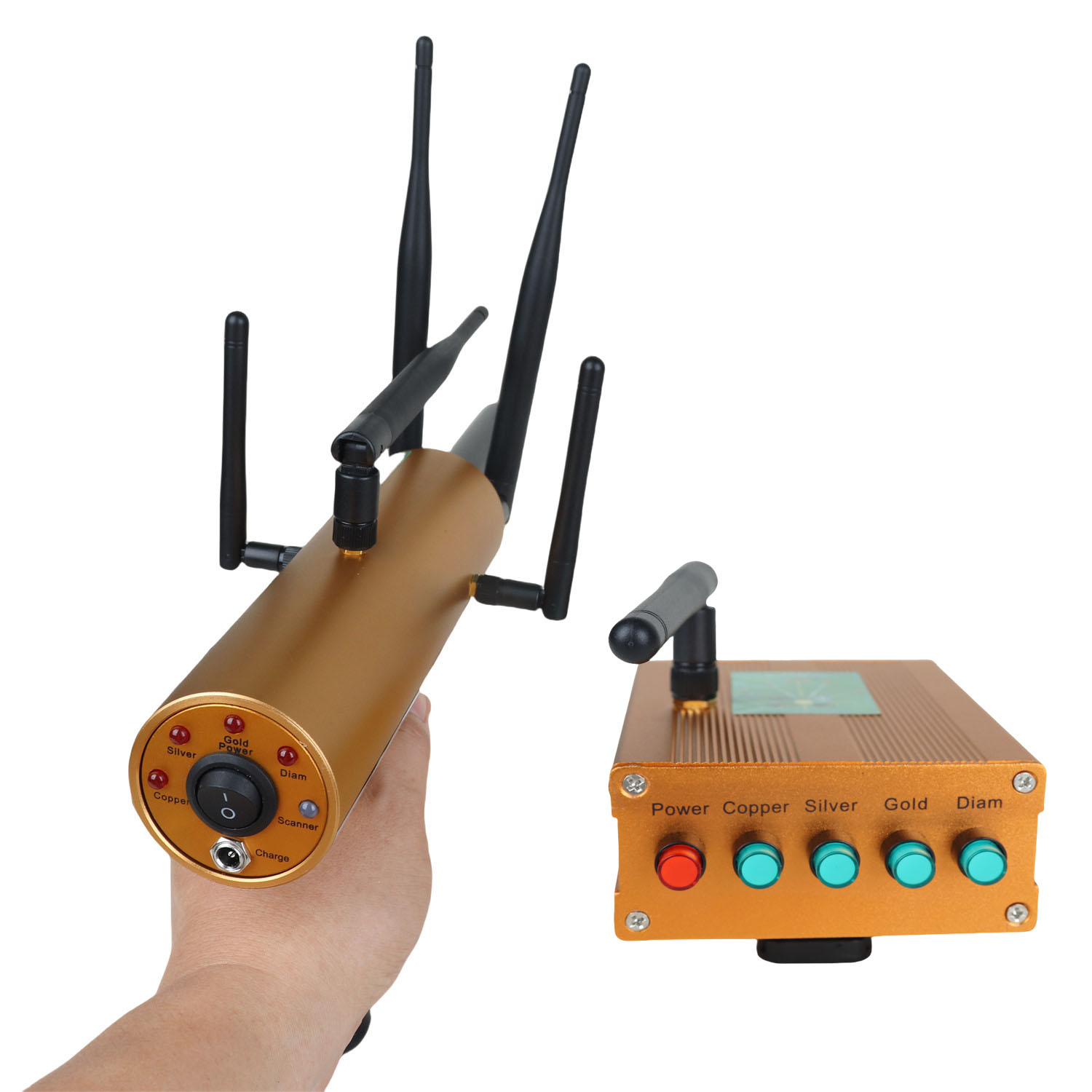 Professionele AKS lange afstan - Gold Detector Long Range Locator recensie en prijs