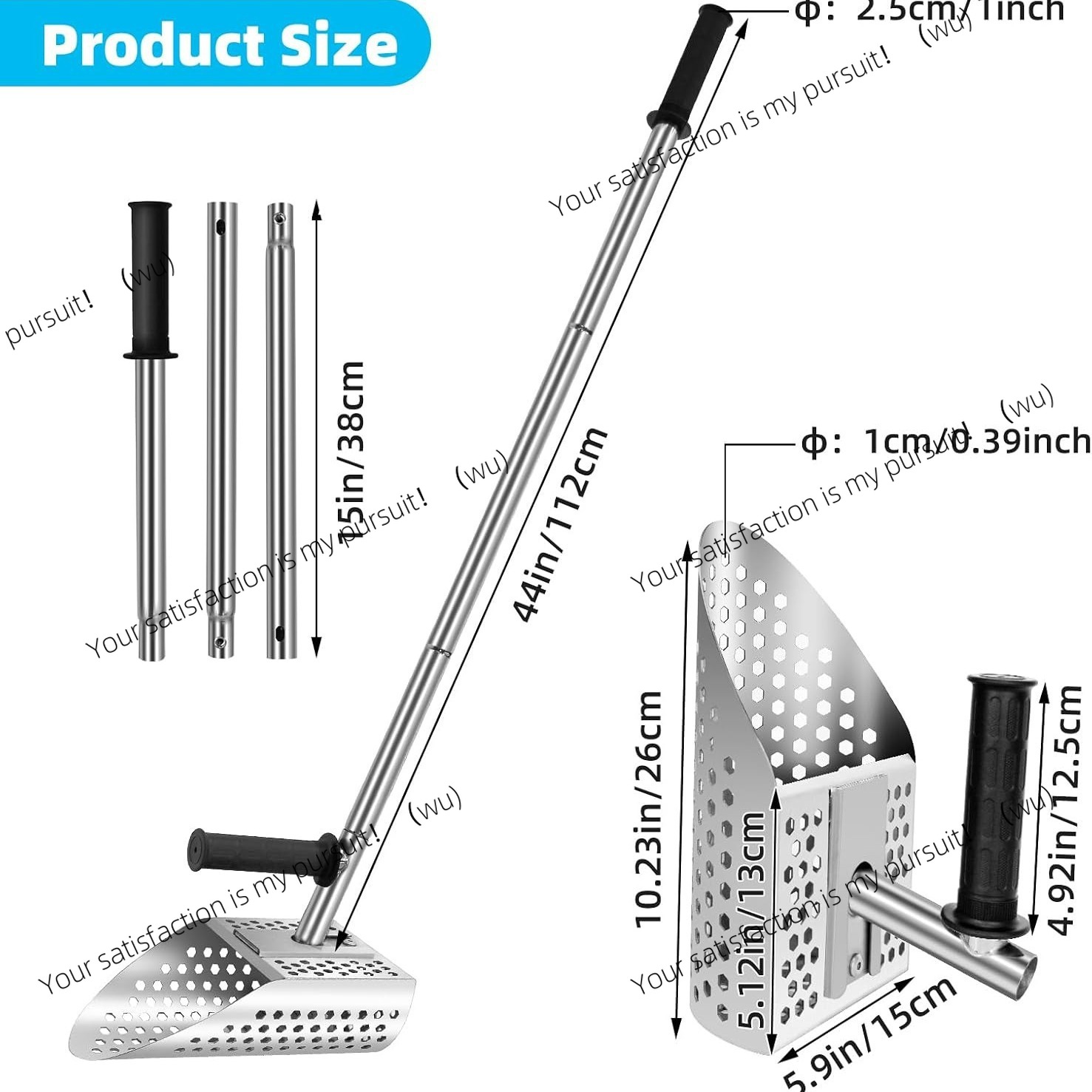 Strandschep van roestvrij staa - Treasure Hunting Shovel Digging Tool recensie en prijs