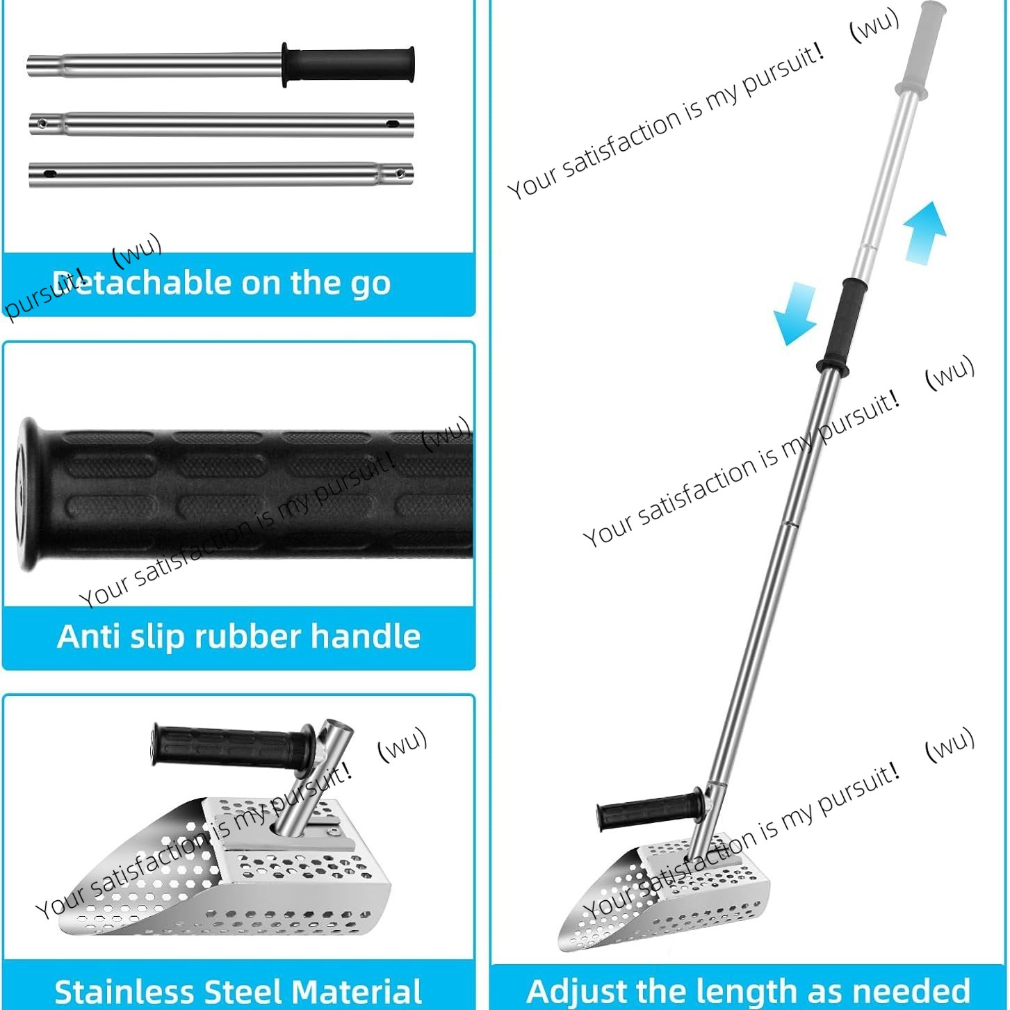 Strandschep van roestvrij staa - Treasure Hunting Shovel Digging Tool recensie en prijs