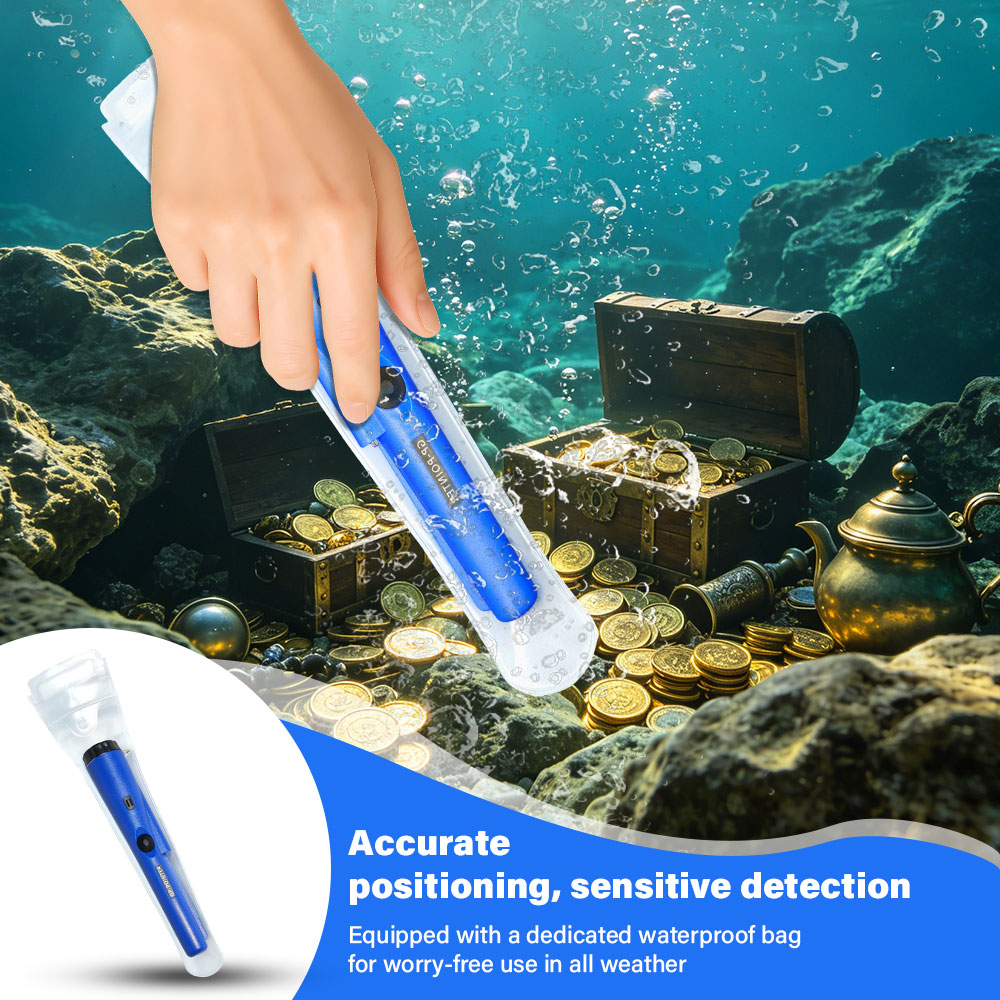 Draagbare metaaldetector met 3 - Waterproof Metal Detector Pinpointer recensie en prijs