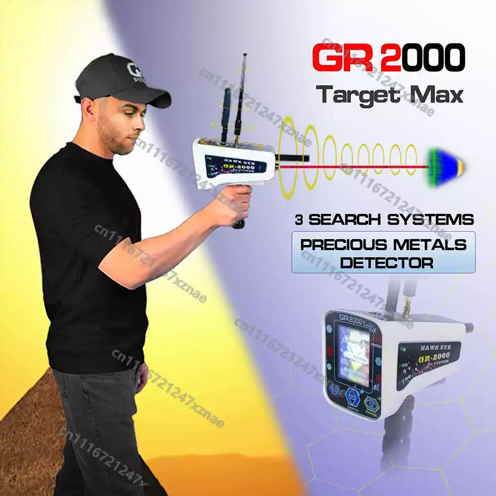 GR2000 Professionele 3D Onderg - Gold Detector Long Range Locator recensie en prijs